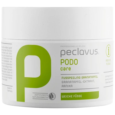 Gránátalmás peeling lábra