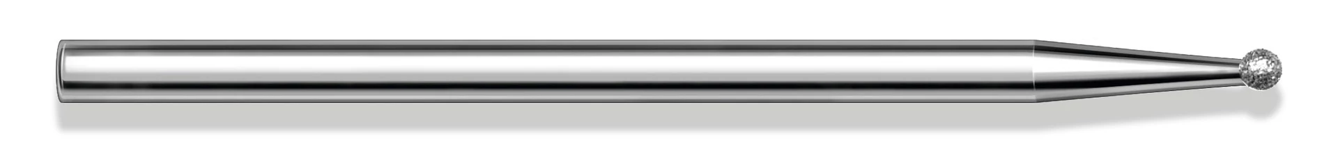 GOLYÓ FORMÁJÚ GYÉMÁNTSZEMCSÉS CSISZOLÓFEJ - KÖZEPES SZEMCSÉZETTSÉG - ÁTMÉRŐ:1,8 MM - 2 DB/CSOMAG