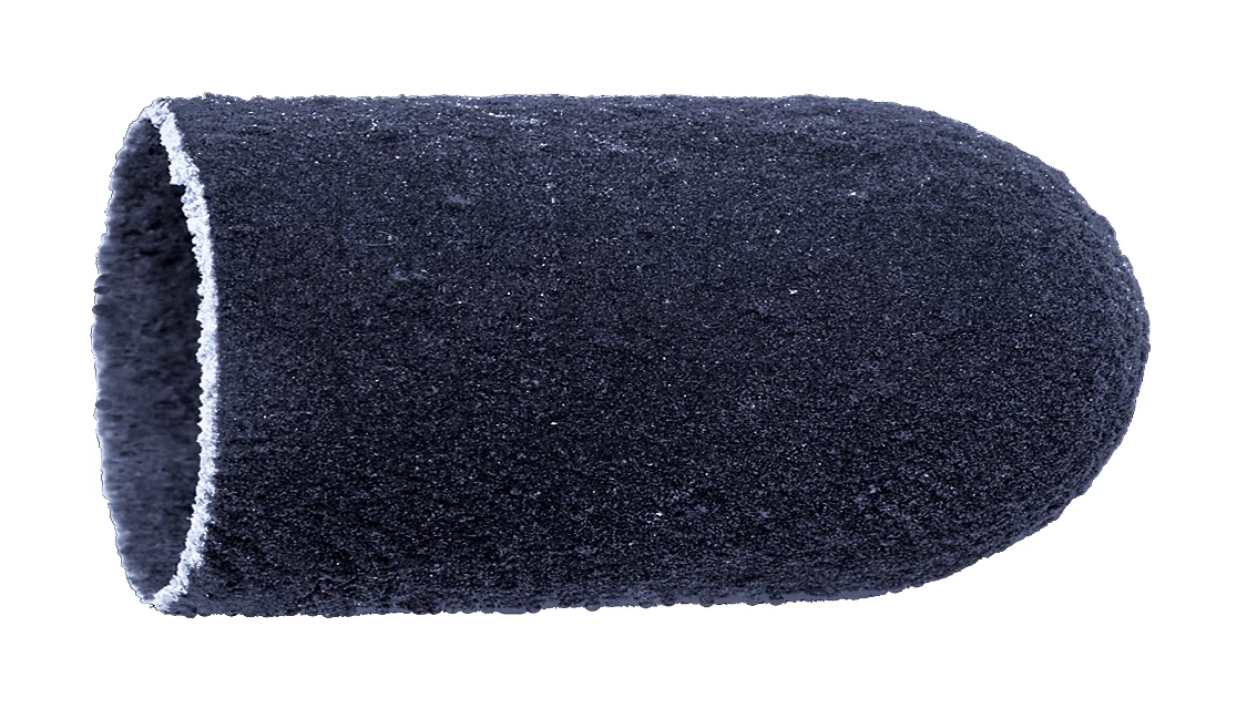 Hosszú csiszolósapka - 11 mm - közepes szemcsés - 10 db/csomag