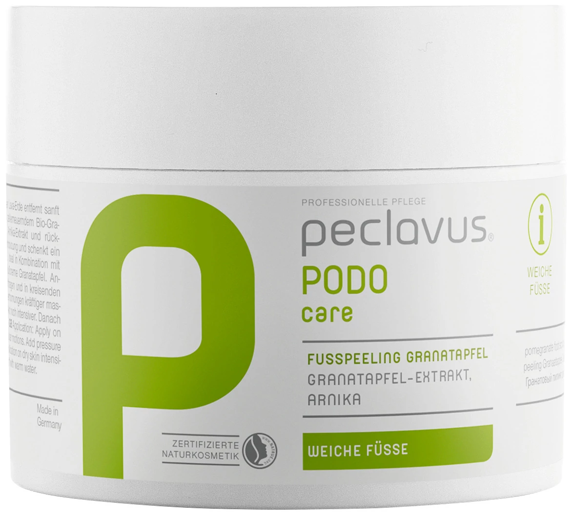 Gránátalmás peeling lábra 250 ml - peclavus® PODOcare 