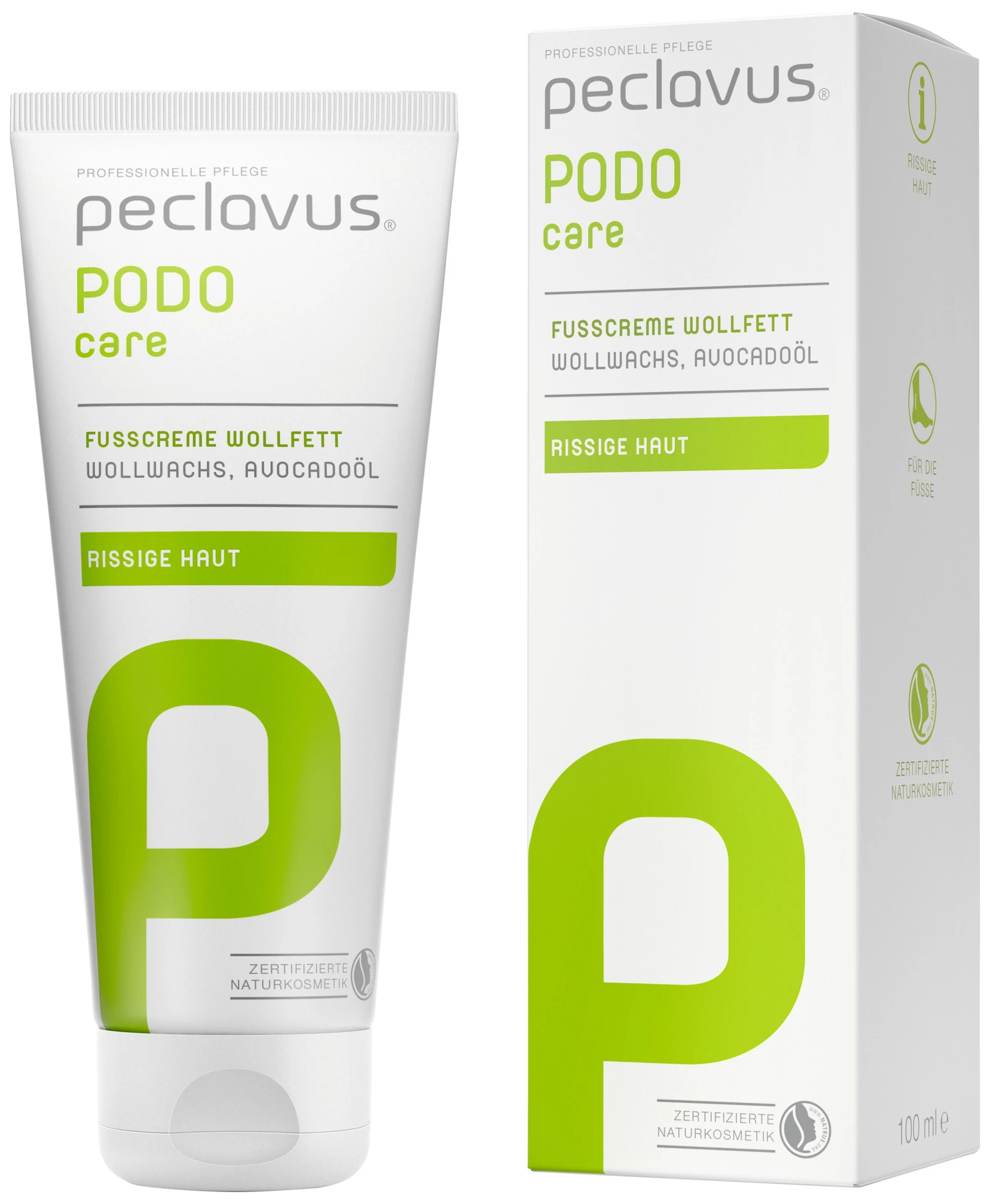 Gyapjúzsíros lábkrém 100 ml -  ÉRDES BŐRRE - peclavus® PODOcare