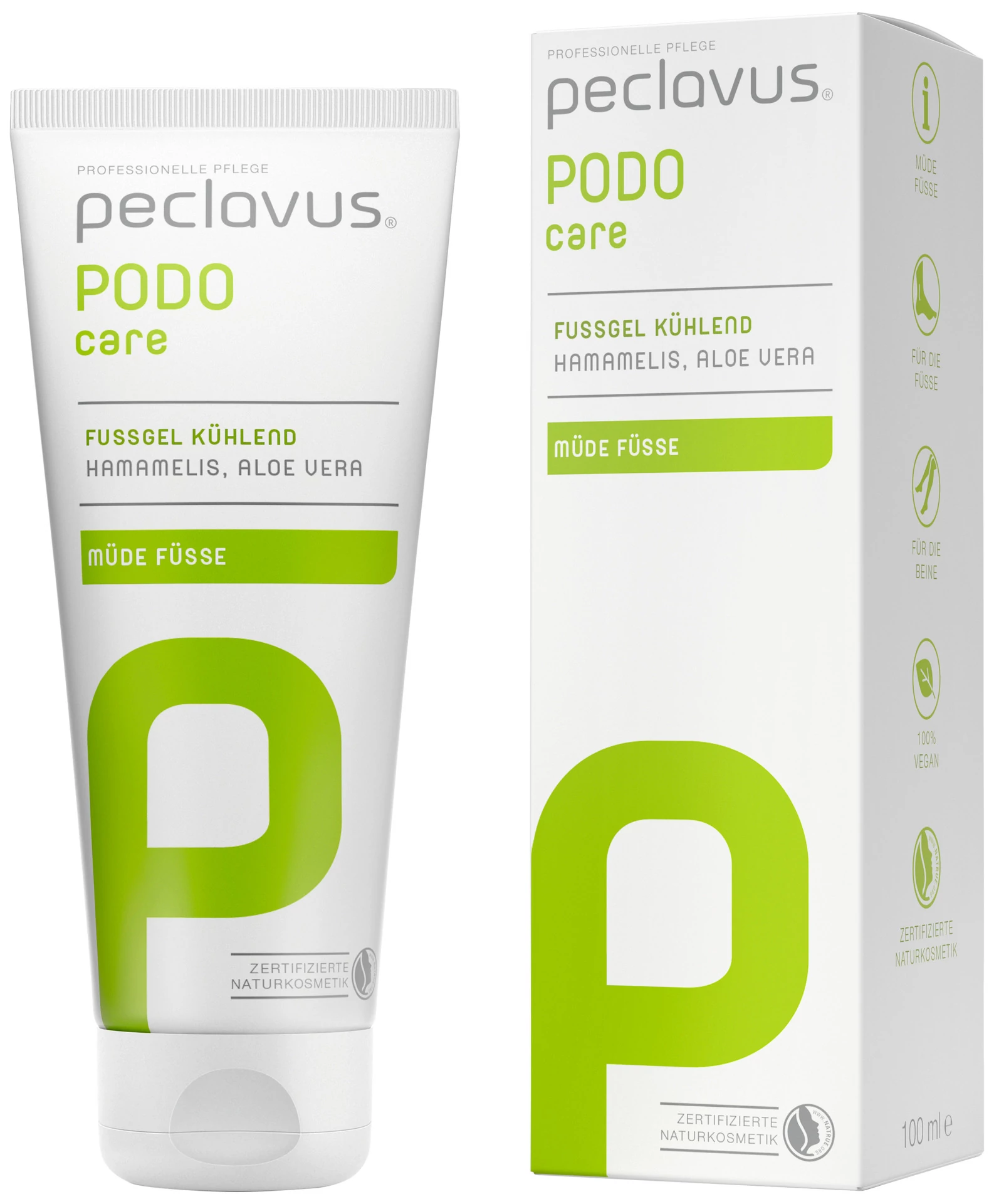 Hűsítő gél lábra 100 ml - FÁRADT LÁBRA - peclavus® PODOcare 