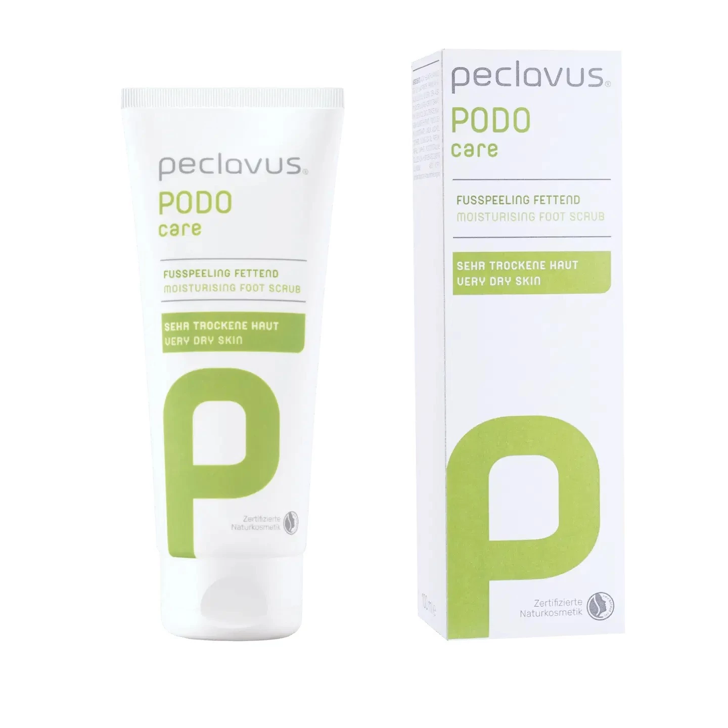 Zsírosító lábradír 100 ml - NAGYON SZÁRAZ LÁBRA - peclavus® PODOcare