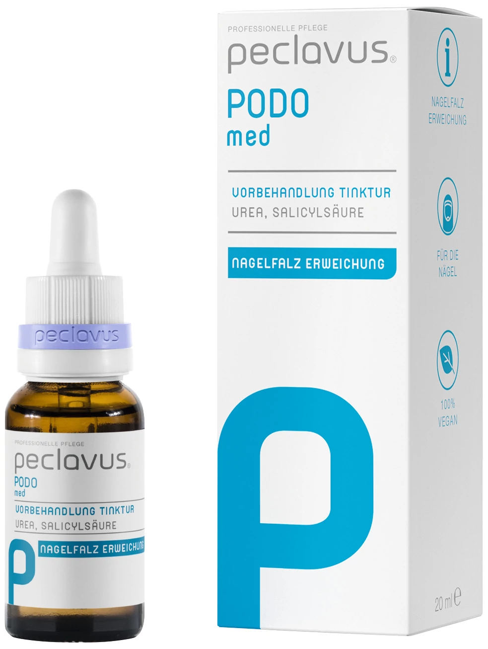 ELŐKEZELŐ TINKTÚRA 20 ml -  KÖRÖMSÁNC TISZTÍTÁSÁRA -  peclavus® PODOmed
