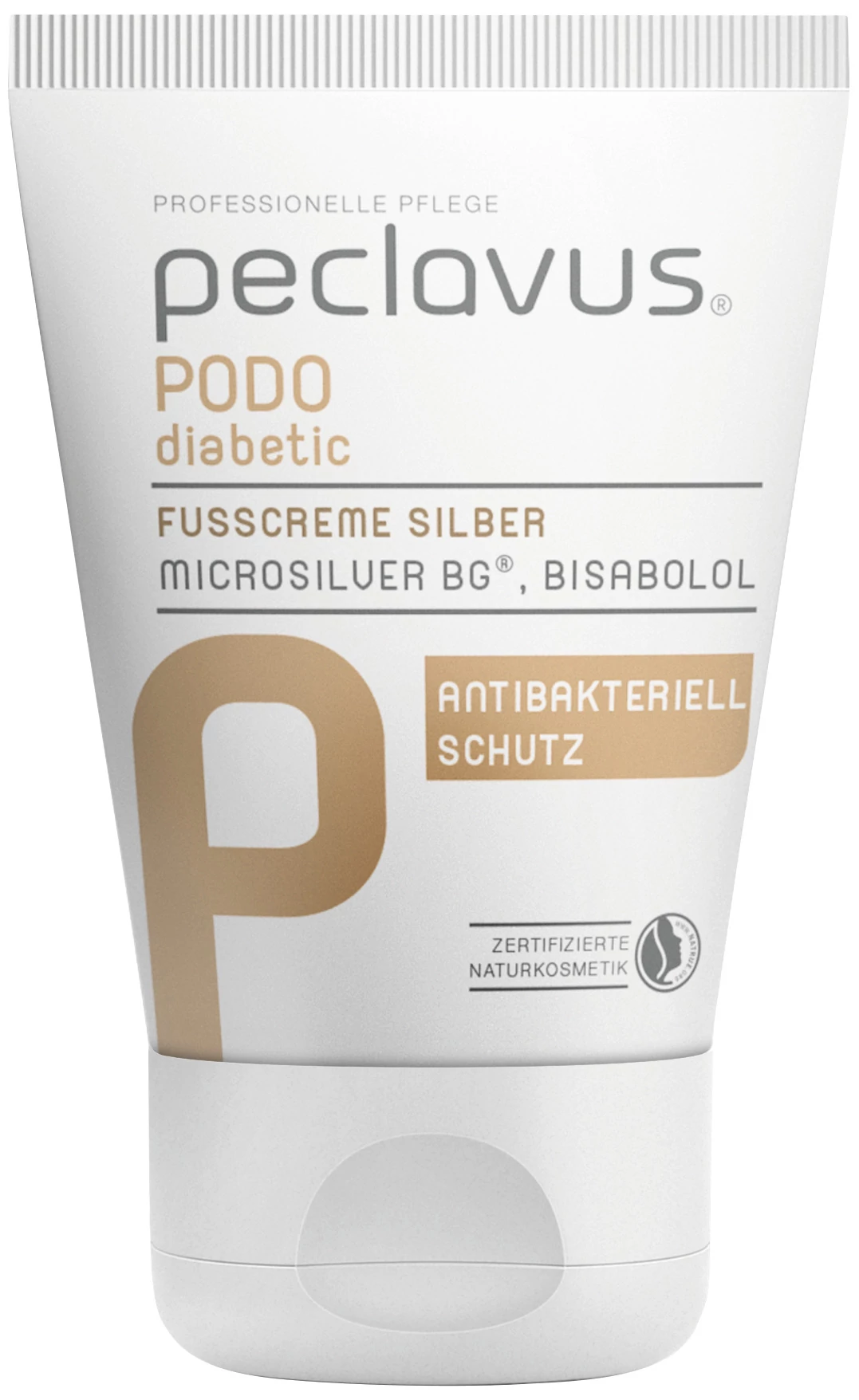 EZÜSTÖS LÁBKRÉM 30 ml - ANTIBAKTERIÁLIS VÉDELEM - peclavus® PODOdiabetic